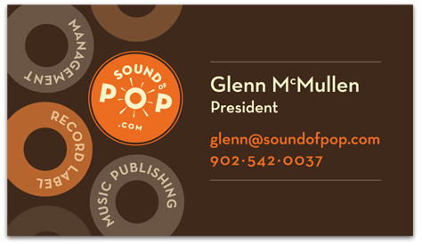 Sound Of Pop business card